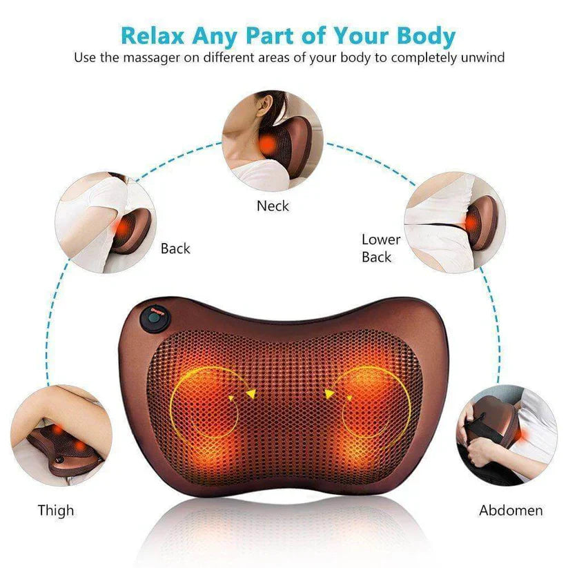 Cervical massage pillow neck shoulder head car home massager